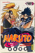 Couverture manga Naruto tome 40, deux personnages en combat, édition française, Kana.