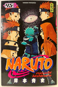 Couverture du manga Naruto tome 45, personnages principaux, logo Kana, version française