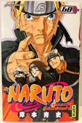 Couverture manga Naruto tome 68 version française avec Naruto et ses coéquipiers, édition Kana.