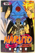 Couverture du manga Naruto tome 70, Naruto et Sasuke face à face, version française, Masashi Kishimoto