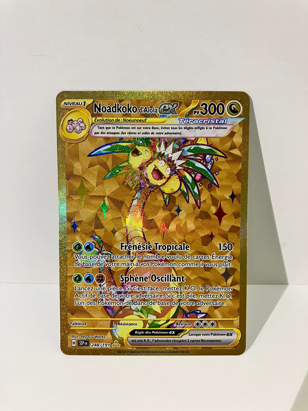 Noadkoko d'Alola ex SSP 248 Étincelles Déferlantes recto