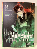 Couverture du tome 6 d'Omniscient Reader's Viewpoint, manga avec héros aux cheveux bruns en tenue sombre, design moderne, livre Pika Wave Toon.