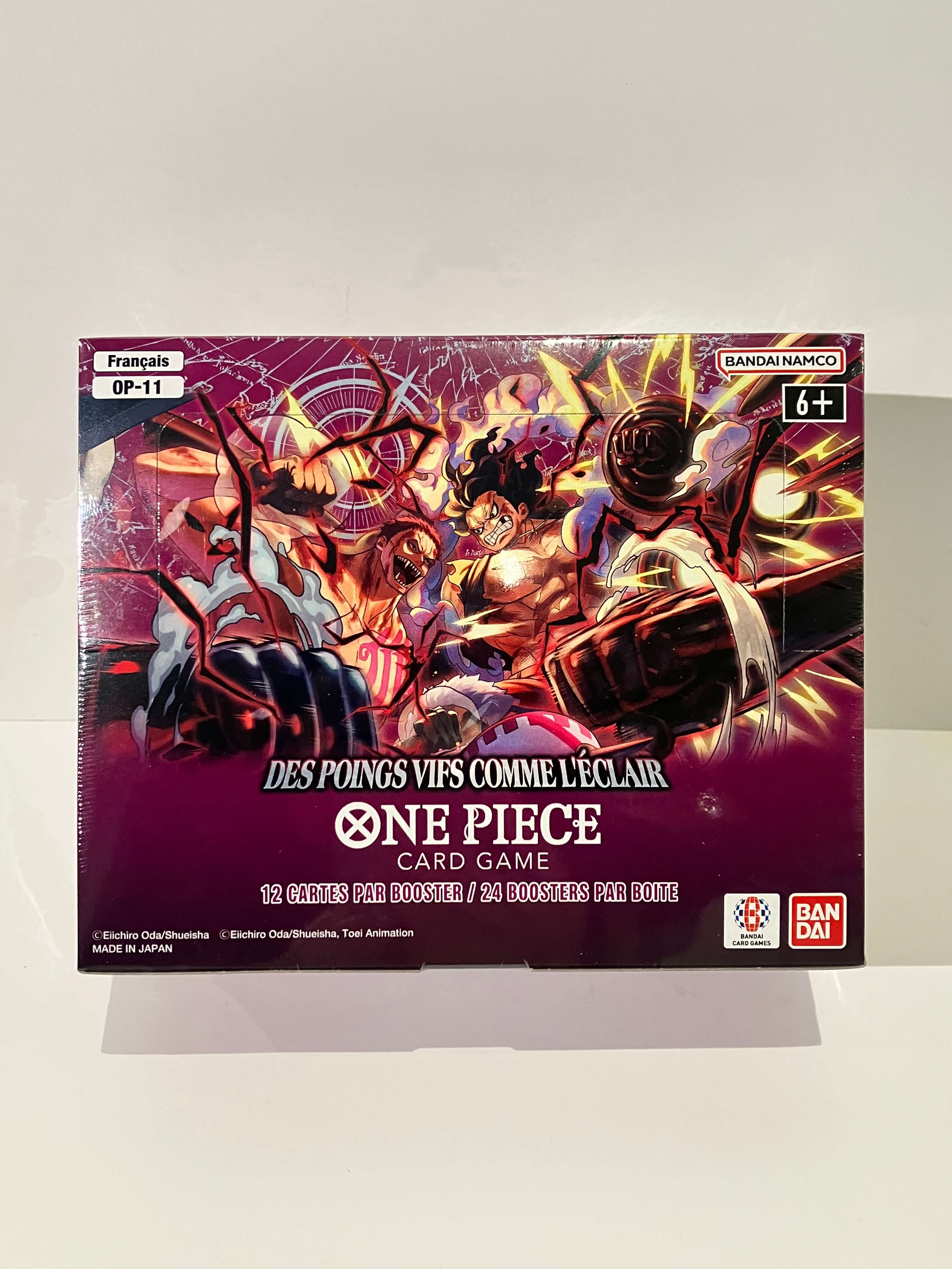 One PIece Card Game - OP11 Des Poings vifs comme l'Éclair Display en Français