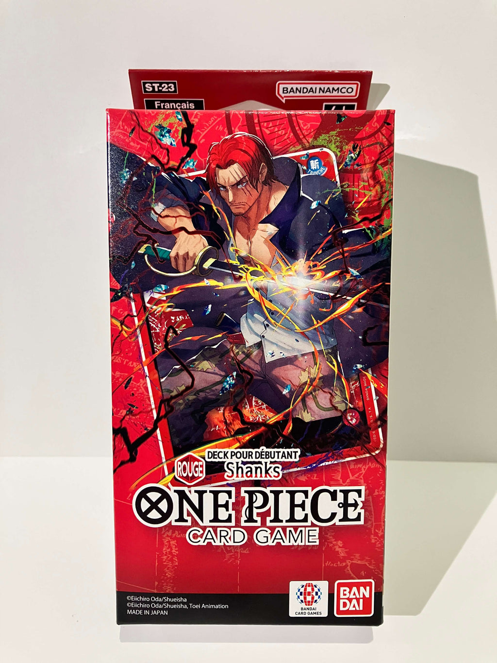 One Piece Card Game ST23 Rouge Shanks Deck pour Débutant Français
