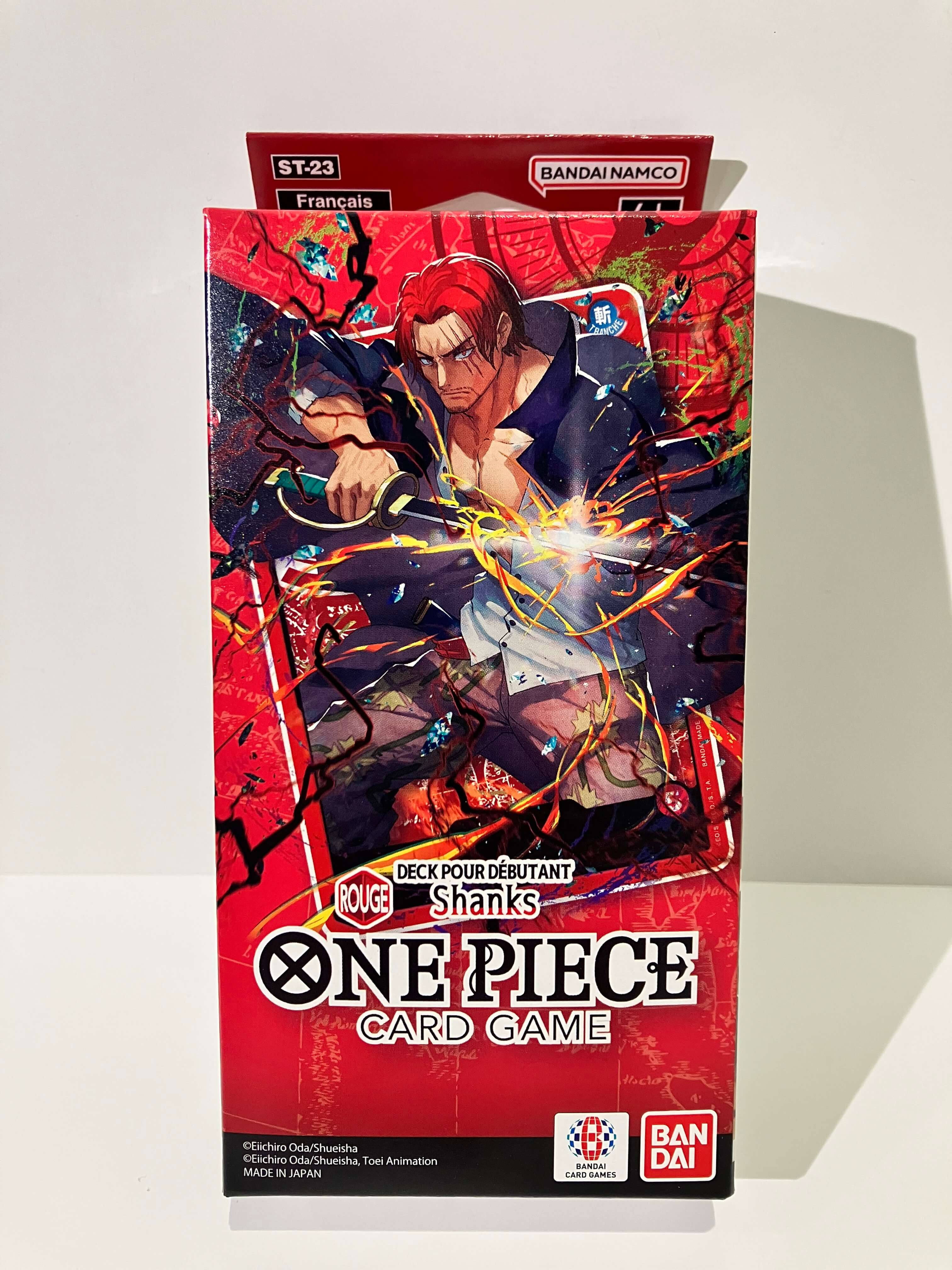 One Piece Card Game ST23 Rouge Shanks Deck pour Débutant Français