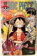Couverture One Piece tome 100 avec Luffy, Sanji, Zoro, Ace et Yamato, manga Glénat.
