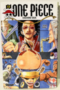 Couverture One Piece tome 13 manga, personnages colorés, logo chapeau de paille, Glénat