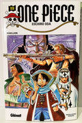 Couverture manga One Piece tome 19 rébellion avec Luffy et personnages colorés, édition Glénat.