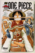 Couverture manga One Piece tome 2, Luffy et Baggy, édition française Glénat