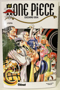 Couverture manga One Piece tome 21 avec personnages colorés, logo crâne chapeau de paille, Édition Glénat