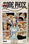 Couverture One Piece tome 23, L'aventure de Vivi, personnages manga en couleur, Édition Glénat