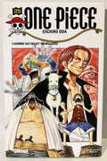 Couverture du manga One Piece tome 25 avec Luffy, Shanks, Baggy et personnages de la série.