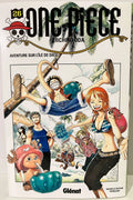 Couverture One Piece tome 26, personnages principaux sur une île tropicale, édition Glénat.