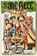Couverture manga One Piece tome 28, plusieurs personnages devant un arbre géant, édition Glénat.