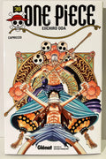 Couverture manga One Piece tome 30, Luffy en avant, décor coloré, Édition Glénat française