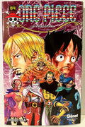 Couverture du manga One Piece tome 84, Luffy et Sanji, personnages colorés, édition Glénat.