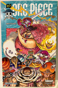Couverture One Piece tome 87, Big Mom et pirates colorés, manga édition française Glénat