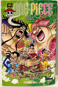 Couverture manga One Piece tome 94, personnages colorés sur fond vert, titre français visible