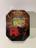 Coffret Pokémon Team Rocket, boîte à cartes avec illustration Persian et logo Pokémon Trading Card Game