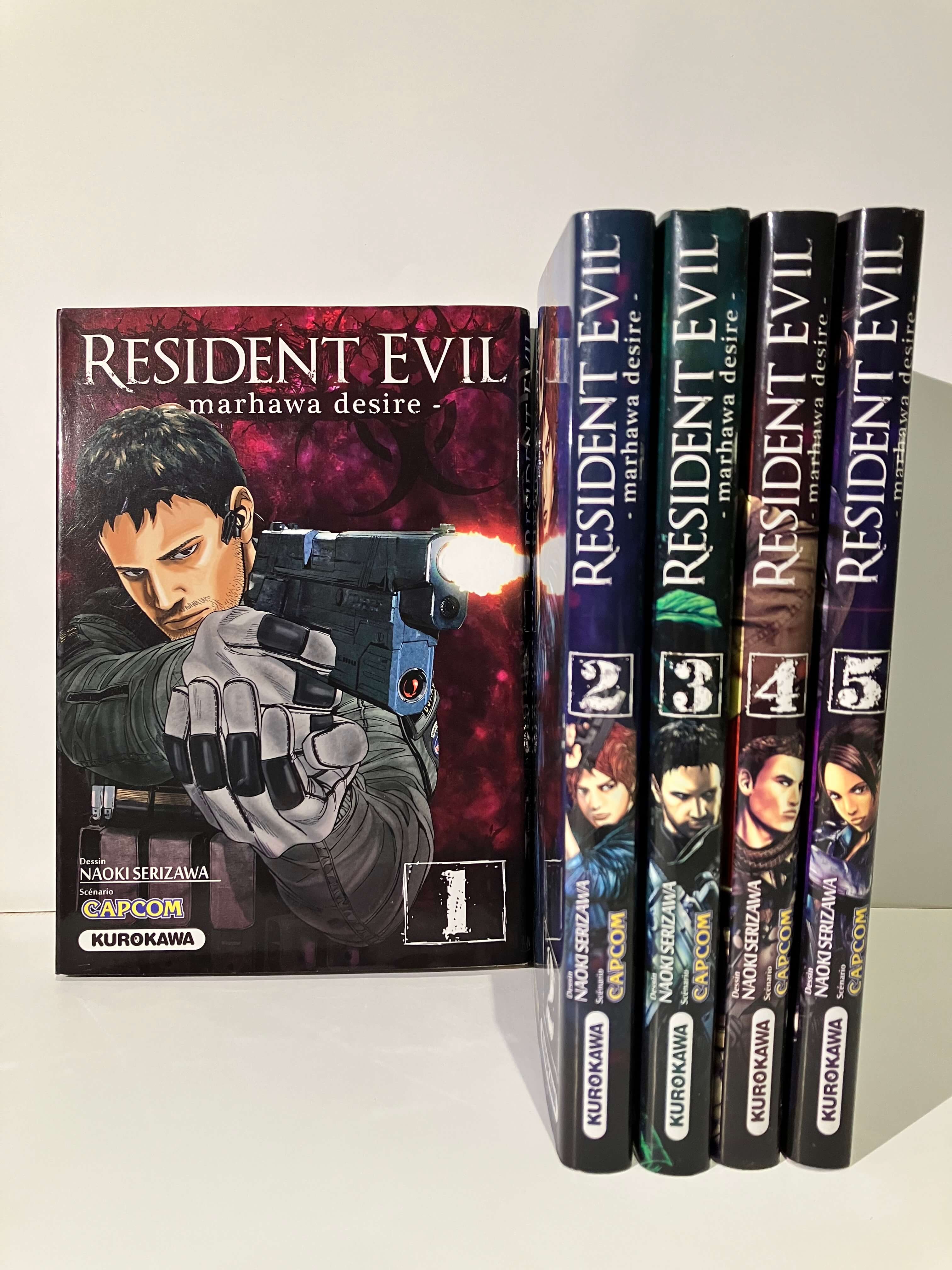 Resident Evil marhawa desire Tome 1 à 5 Intégrale occasion de Naoki SERIAWA