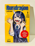 Couverture du manga Ruridragon tome 1 édition collector, personnage aux cornes sur fond jaune.