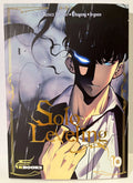 Couverture Solo Leveling tome 10 avec personnage aux yeux brillants, manga, livre Kbooks