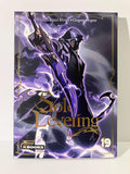 Couverture Solo Leveling tome 19, personnage sombre avec épée, éclairs violets, logo Kbooks