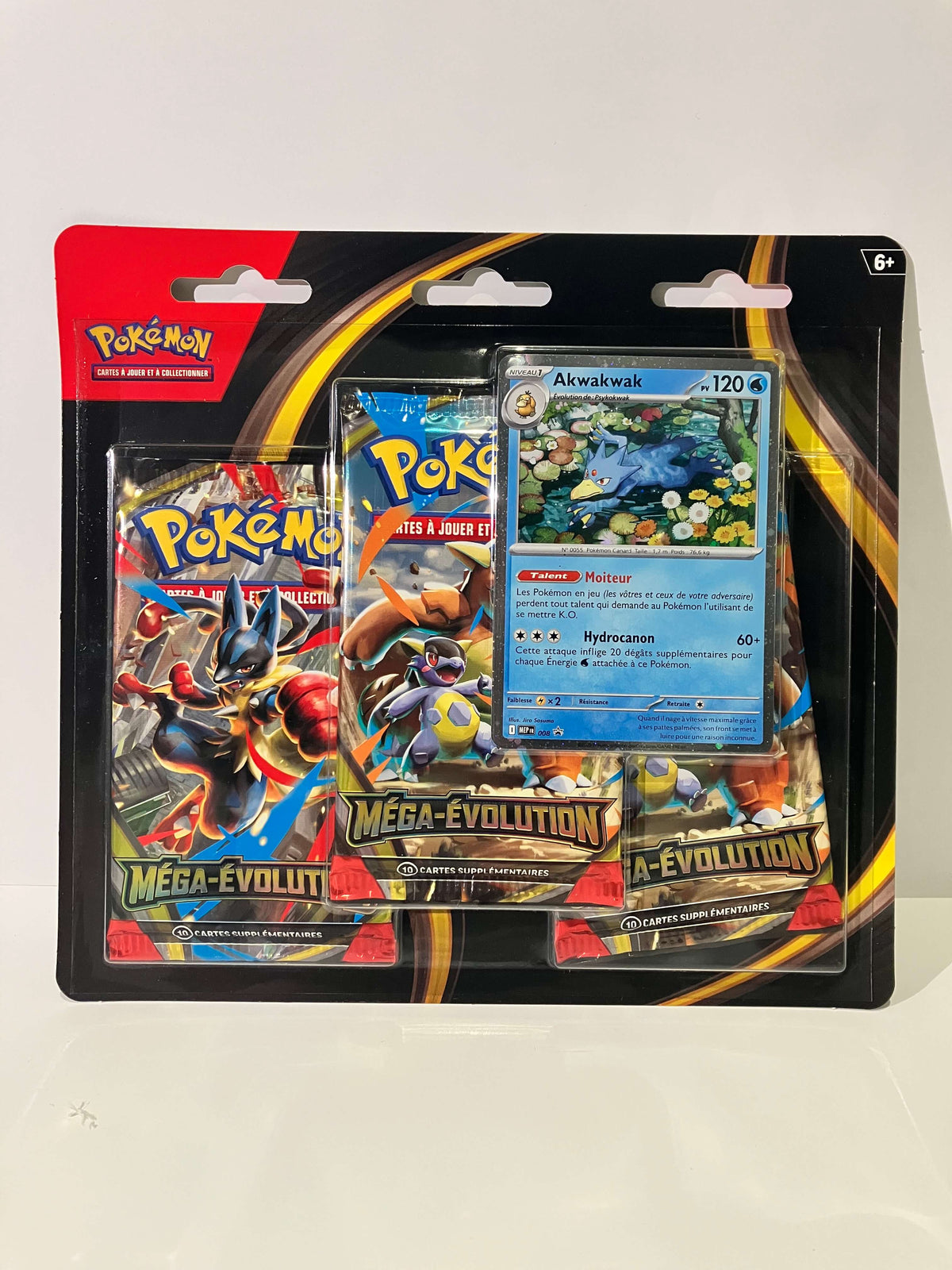 Tripack Akwakwak Pokémon me01 mega evolution