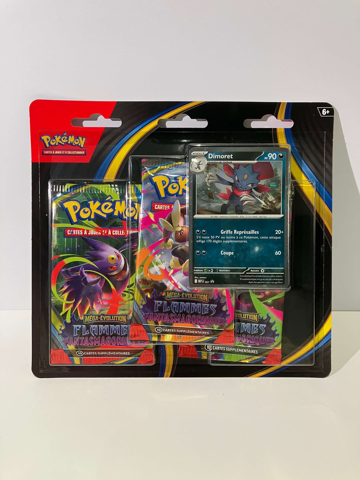 Tripack Dimoret Pokémon - Flammes Fantasmagoriques ME02 - Français - JAPANTERRA