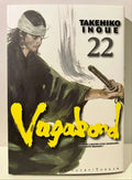 Couverture Vagabond tome 22, manga samouraï, homme bandé, sabre, Takehiko Inoue.