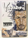 Couverture manga Vagabond tome 23, personnage samouraï tenant un sabre, neige, Takehiko Inoue
