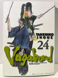 Couverture manga Vagabond tome 24, samouraïs en kimono, épées, Takehiko Inoue, Delcourt