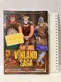 Couverture du manga Vinland Saga tome 27 édition collector avec trois vikings illustrés