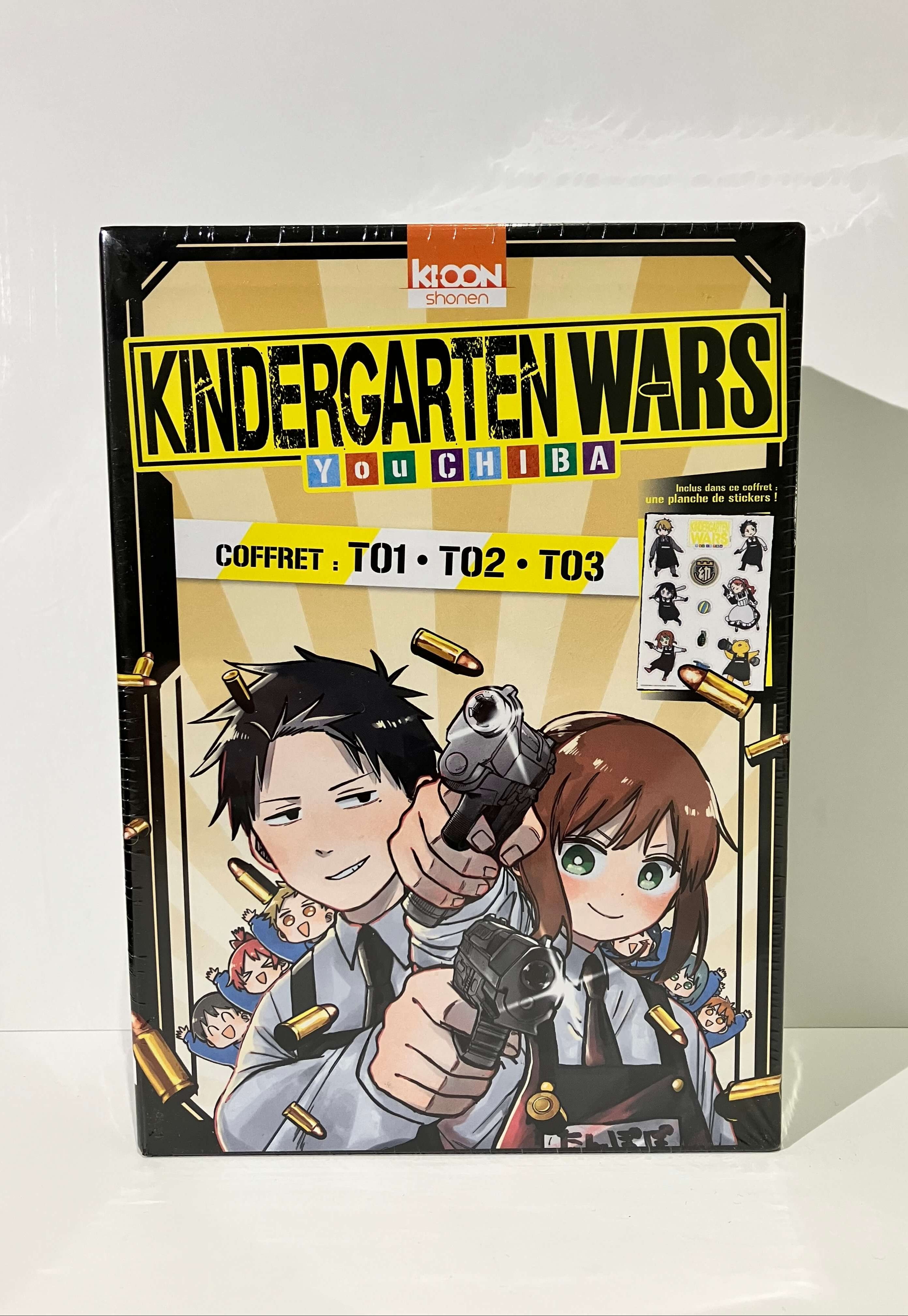 coffret Kindergarten Wars tome 1 a 3 de You CHIBA